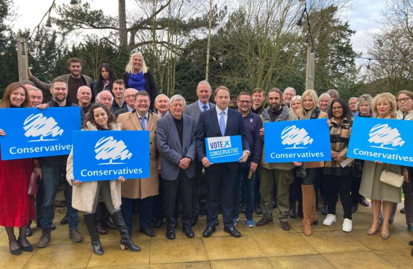 Charles Richardson with local Conservative Members